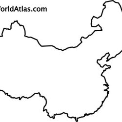 China cities map blank main chine carte boundaries hydrography maps outline