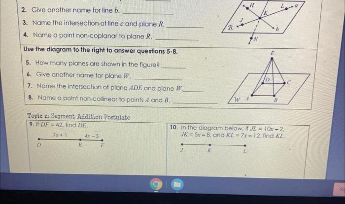 Chapter 11 test geometry answer key