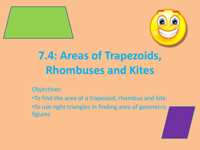 Kite rhombus trapezoid