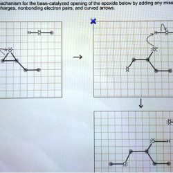 Catalyzed epoxide adding bonds atoms charges nonbonding properly