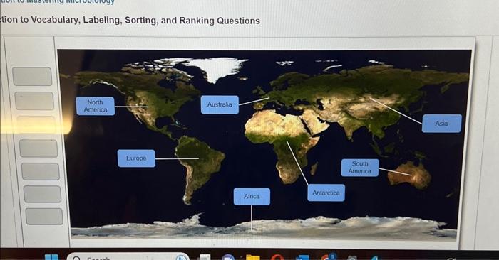 Introduction to vocabulary labeling sorting and ranking questions