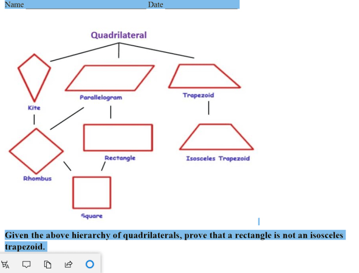 Find the area of each trapezoid rhombus or kite