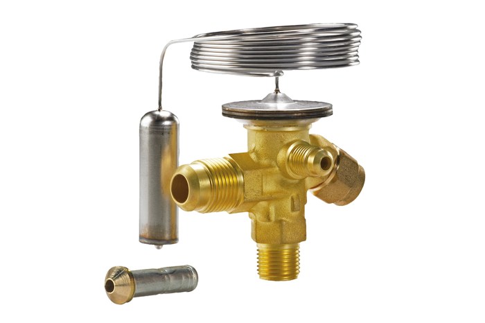 A thermostatic expansion valve is designed to maintain